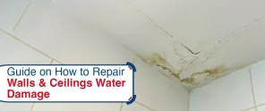 Guide On How To Repair Walls Amp Ceilings Water Damage