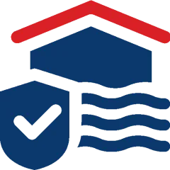 Flooded House Icon