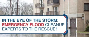 In The Eye Of The Storm Emergency Flood Cleanup Experts To The Rescue