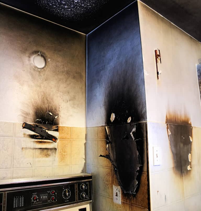 Smoke Damage In Blue Spring